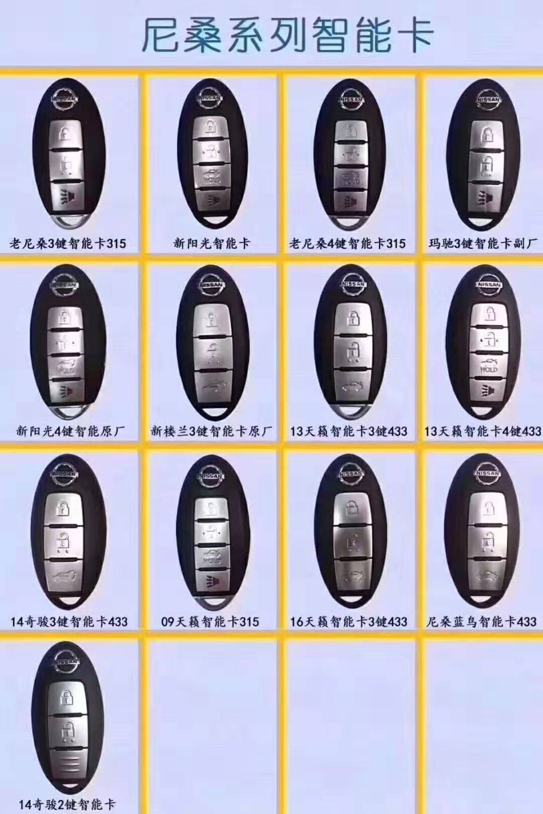 尼桑智能钥匙